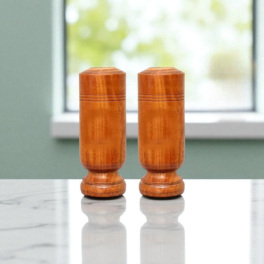 Vijaysar Wood Glass Pack of 2 - Ayurvedic Diabetes Cup